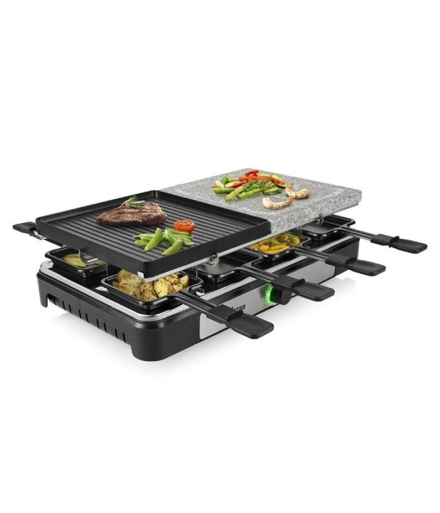 Parrilla y raclette tristar ra-2747/ 1400w/ tamaño 2x 21*23cm