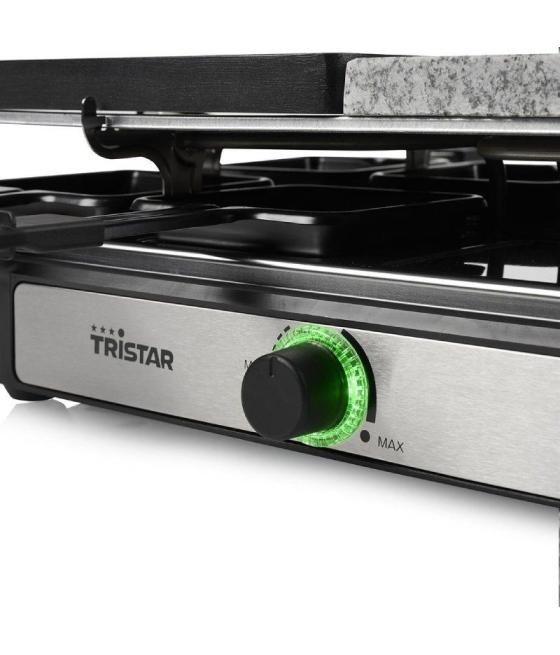 Parrilla y raclette tristar ra-2747/ 1400w/ tamaño 2x 21*23cm