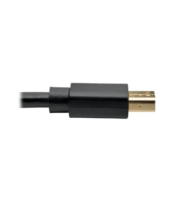 Tripp Lite P583-006-BK Adaptador de Cable Mini DisplayPort a DisplayPort 4K a 60 Hz (M/M), Negro, 1.83 m [6 pies]