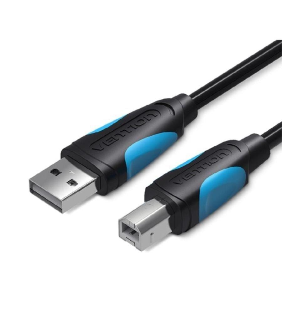 Cable usb 2.0 impresora vention vas-a16-b200/ usb tipo-b macho - usb macho/ 2m/ negro