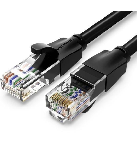 Cable de red rj45 utp vention ibebs cat.6/ 25m/ negro