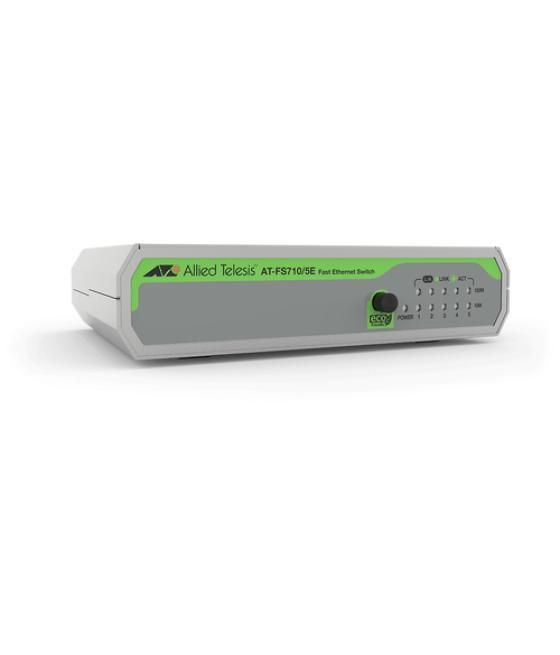 Allied Telesis FS710/5E No administrado Fast Ethernet (10/100) Verde, Gris
