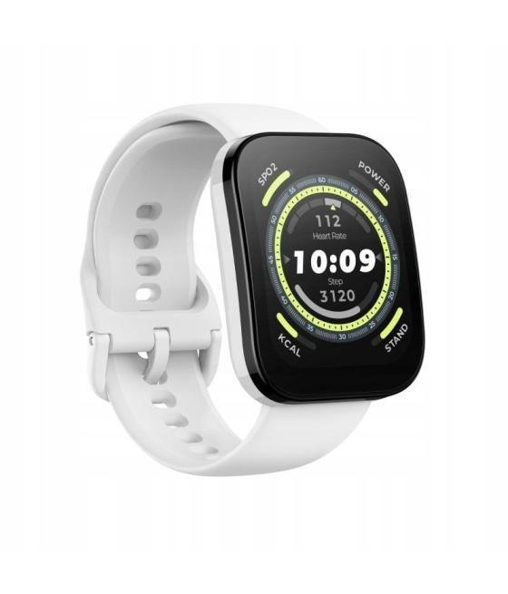 Smartwatch huami amazfit bip 5/ notificaciones/ frecuencia cardiaca/ gps/ blanco crema