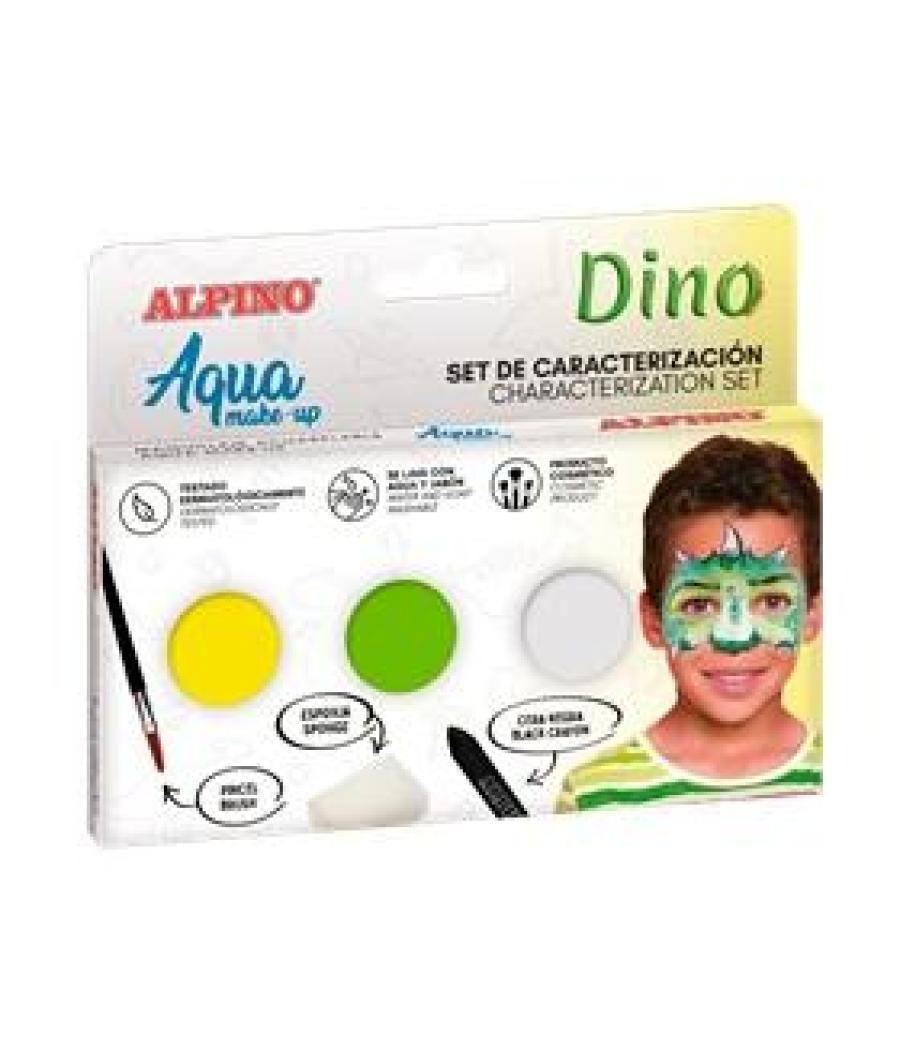 Alpino maquillaje al agua set de caracterización dino