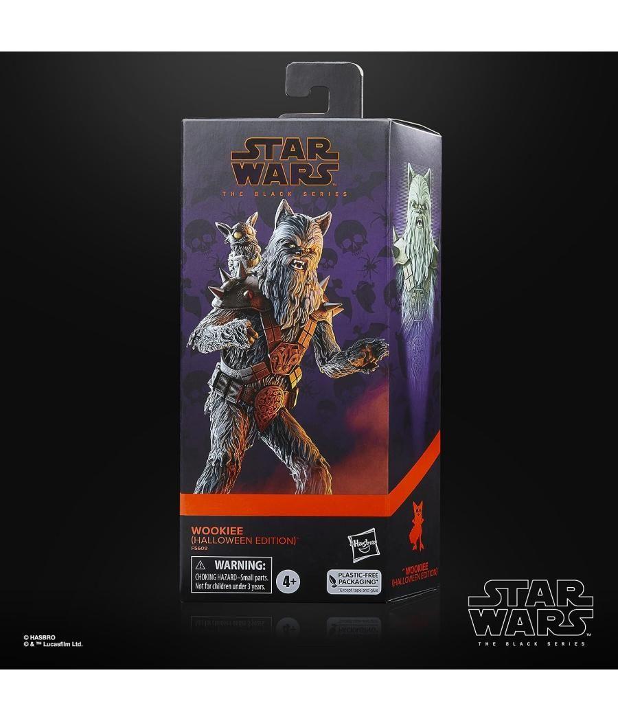 Figura hasbro star wars the black series wookie (halloween edition)