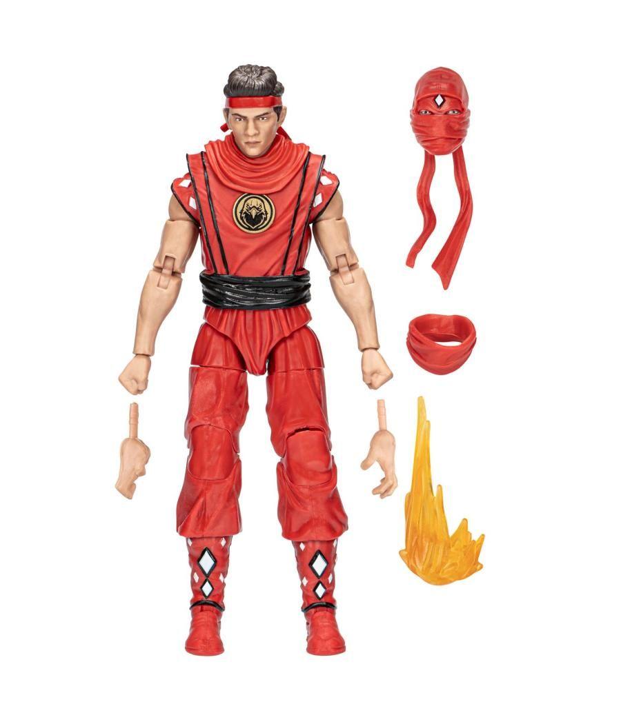 Figura hasbro power rangers x cobra kai lightning collection miguel diaz red eagle ranger