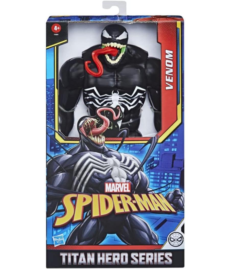 Figura hasbro marvel titan hero series spider man venom