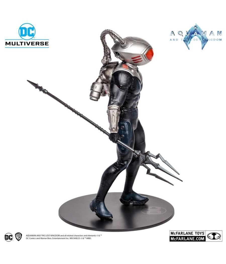 Figura mcfarlane toys dc aquaman 2 movie 12in - black manta