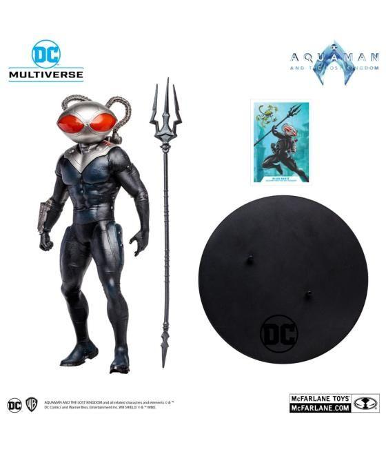 Figura mcfarlane toys dc aquaman 2 movie 12in - black manta