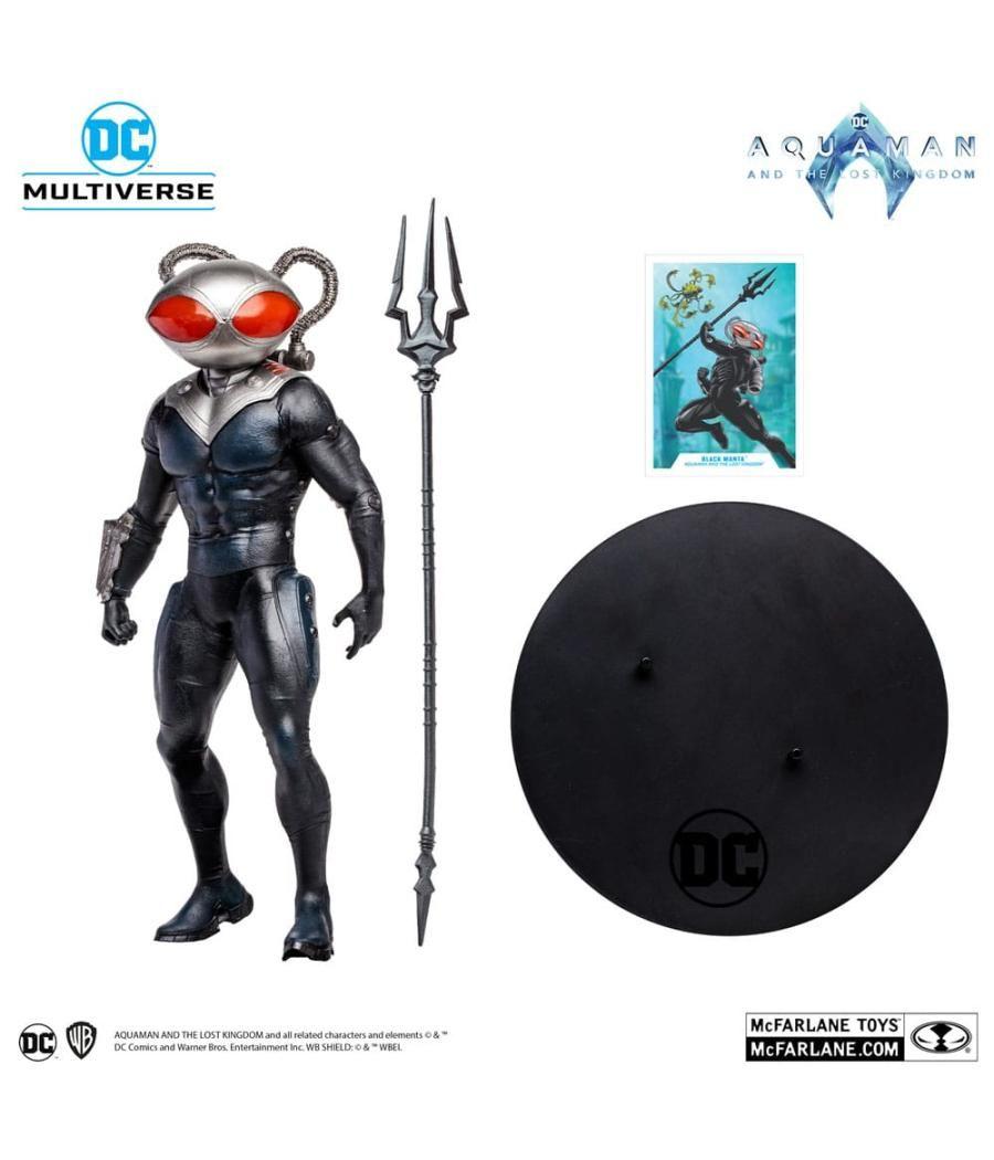 Figura mcfarlane toys dc aquaman 2 movie 12in - black manta