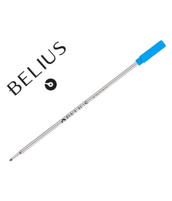 Recambio bolígrafo belius con rosca azul caja 3 unidades