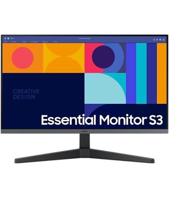 Monitor profesional samsung essential monitor s3 s24c330gau/ 24'/ full hd/ negro