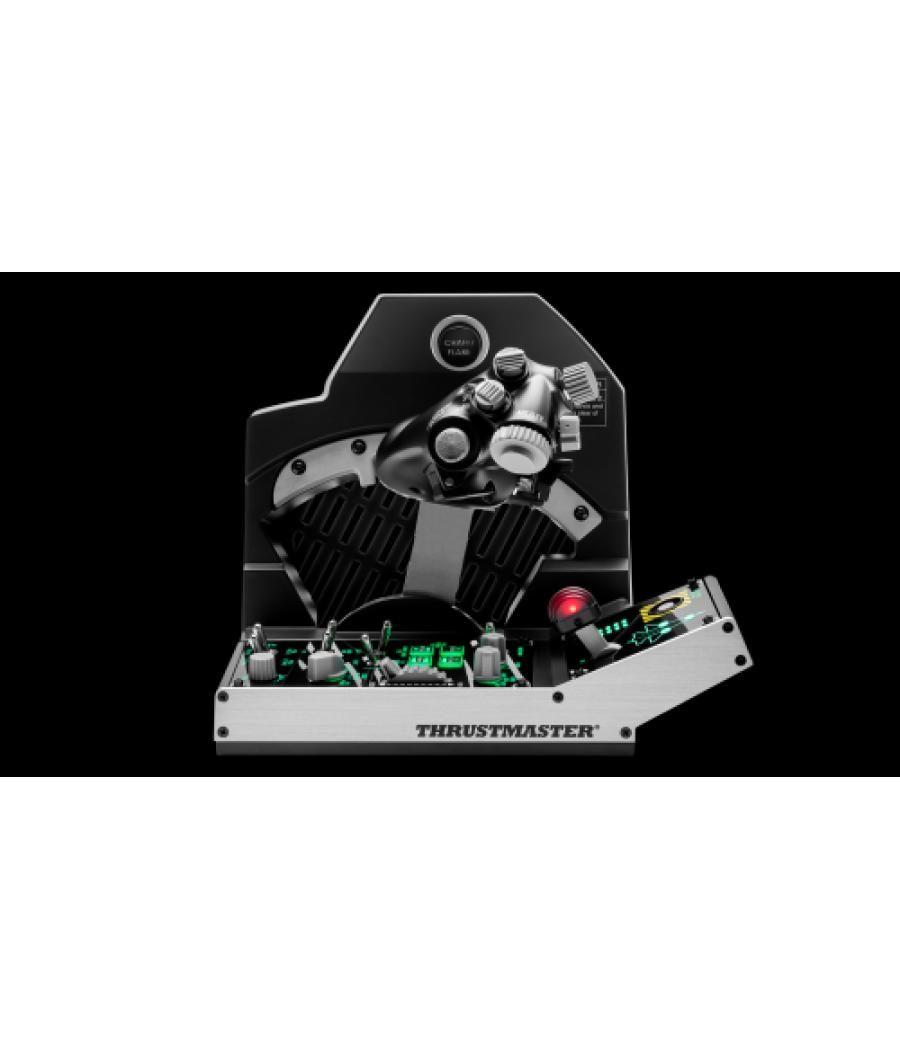 Thrustmaster viper tqs mission pack negro usb joystick/palanca de control lateral + cuadrante de aceleración pc