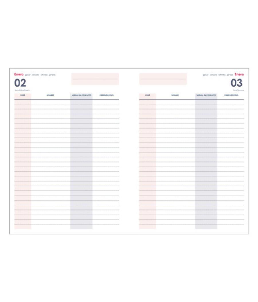 Agenda planning perpetuo día página 21 x 29 cm azul dohe 12132