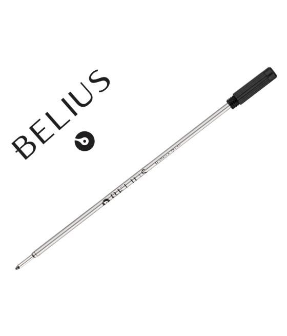 Recambio bolígrafo belius con rosca negro caja 3 unidades