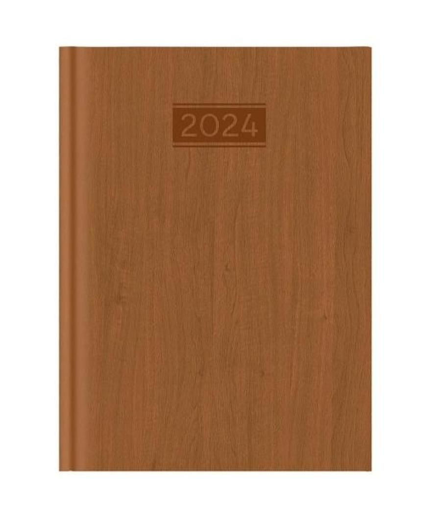 Deusto boost agenda anual vivione d43 libro de reservas 19,5x26,5cm 2024 marrón