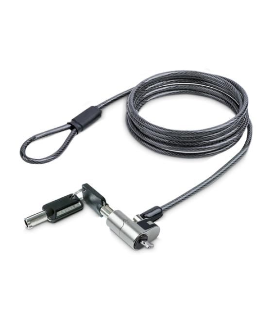 StarTech.com NANOK-LAPTOP-LOCK cable antirrobo Negro, Plata 2 m