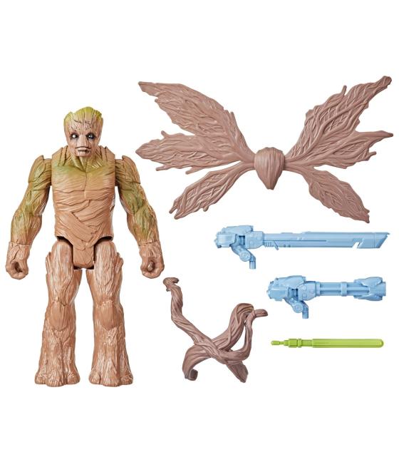 Figura hasbro marvel blast n' battle guardianes de la galaxia groot