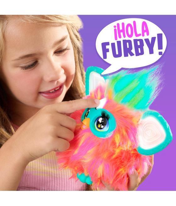 Juguete interactivo hasbro furby naranja coral