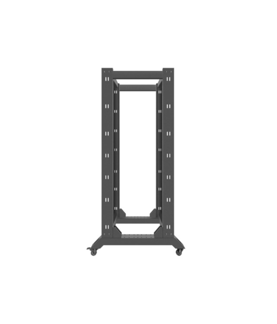 Armario lanberg abierto rack 19" 32u 600x800 negro