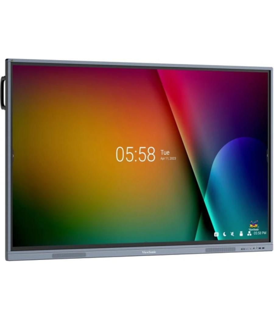 Viewsonic VS IFP 75 40 point 400 NIT Panel plano interactivo 190,5 cm (75") LCD 350 cd / m² 4K Ultra HD Gris Pantalla táctil Pro
