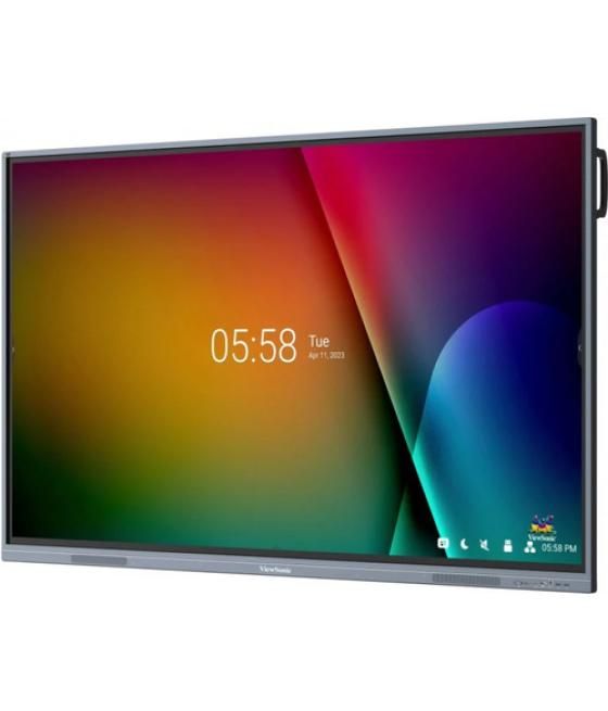 Viewsonic VS IFP 75 40 point 400 NIT Panel plano interactivo 190,5 cm (75") LCD 350 cd / m² 4K Ultra HD Gris Pantalla táctil Pro