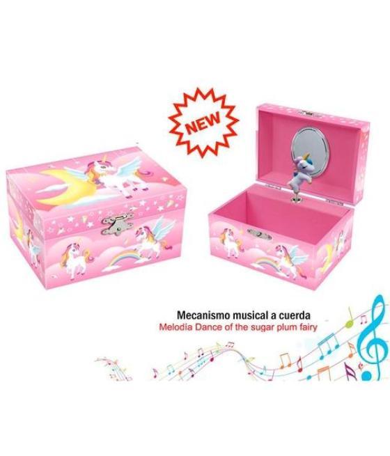 Roymart joyero musical pequeño unicorn and moon