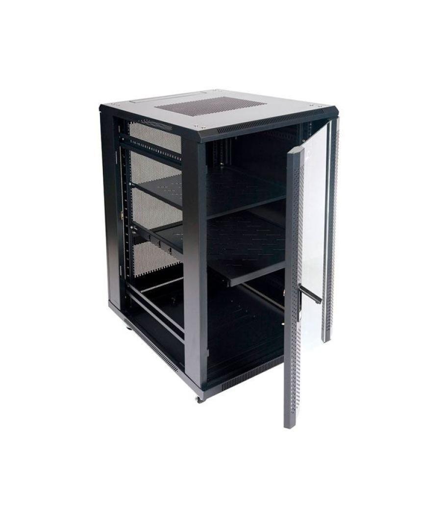 Armario de suelo rack 19'' 22u 600x600 puerta perforada