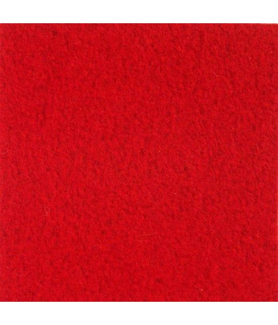 Fama fieltro 45x30 2mm pack 5 hojas rojo a24