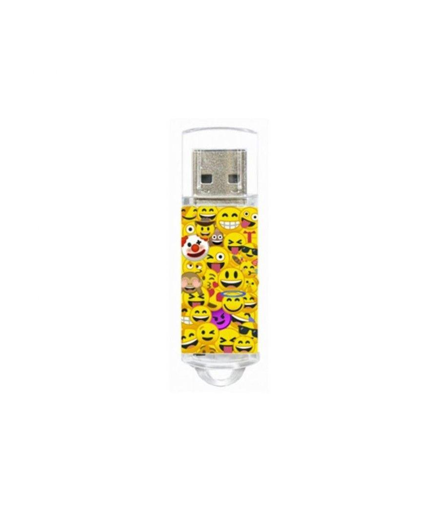 Pendrive 16GB Tech One Tech Emojis USB 2.0 - Imagen 2