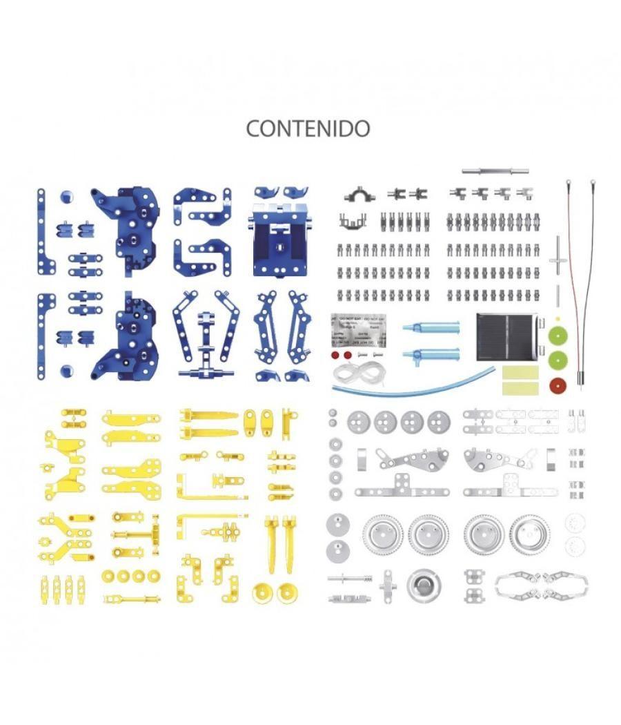 Kit 12 en 1 deqube robot construcciones solar hidraulica pegi 8