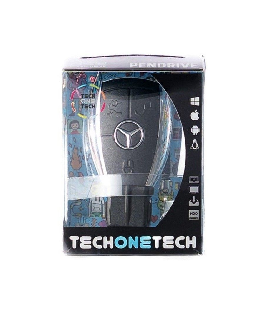 Pendrive 32GB Tech One Tech Llave Mercedes USB 2.0 - Imagen 2