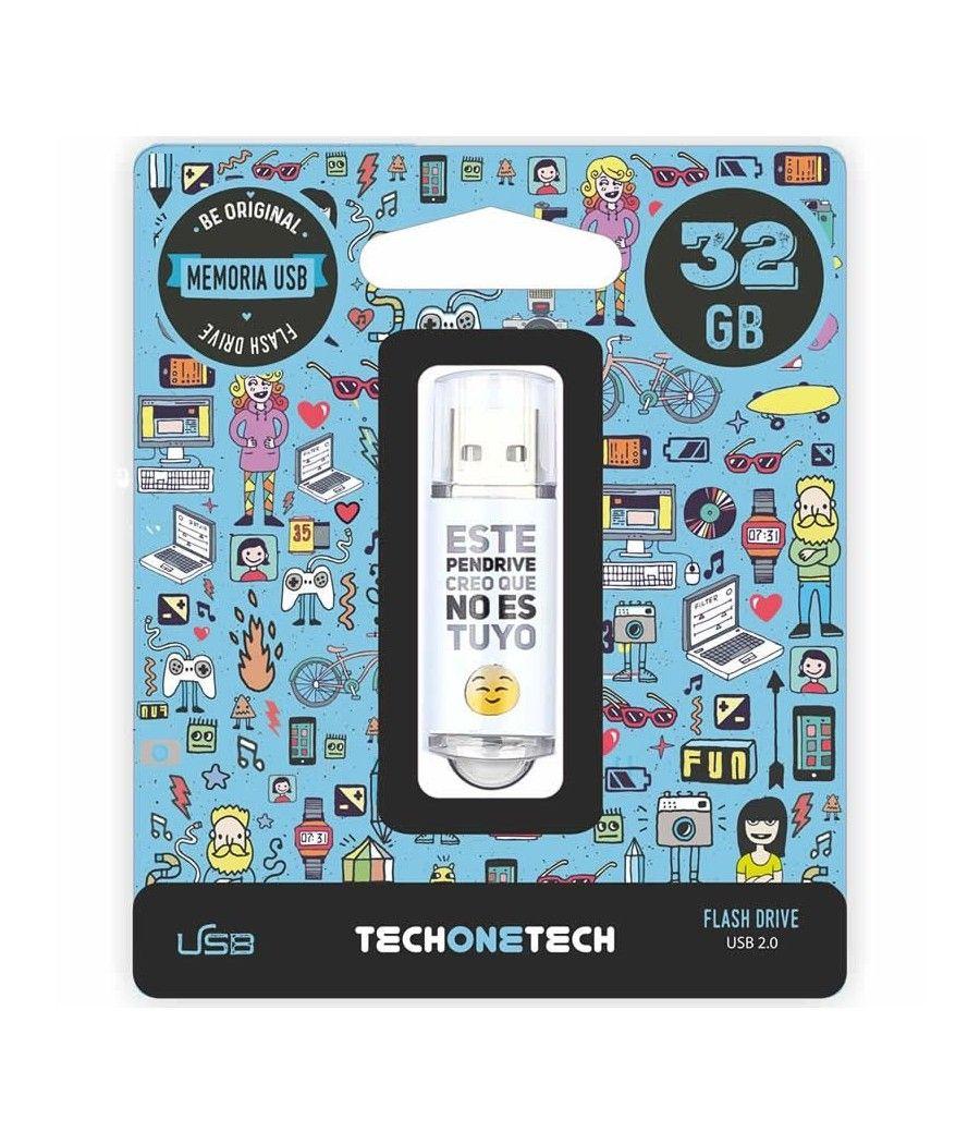 Pendrive 32GB Tech One Tech No Es Tuyo USB 2.0 - Imagen 1