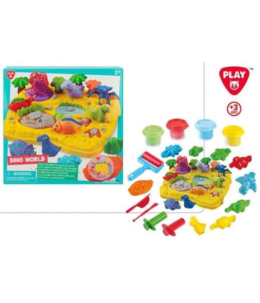 Colorbaby playgo-set plastilina dino world +3 años