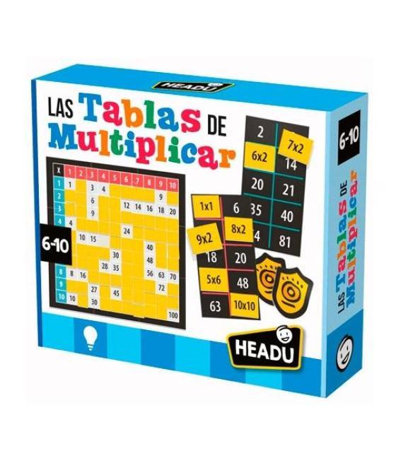 Headu juego educativo las tablas de multiplicar s.t.e.m 6-10 años