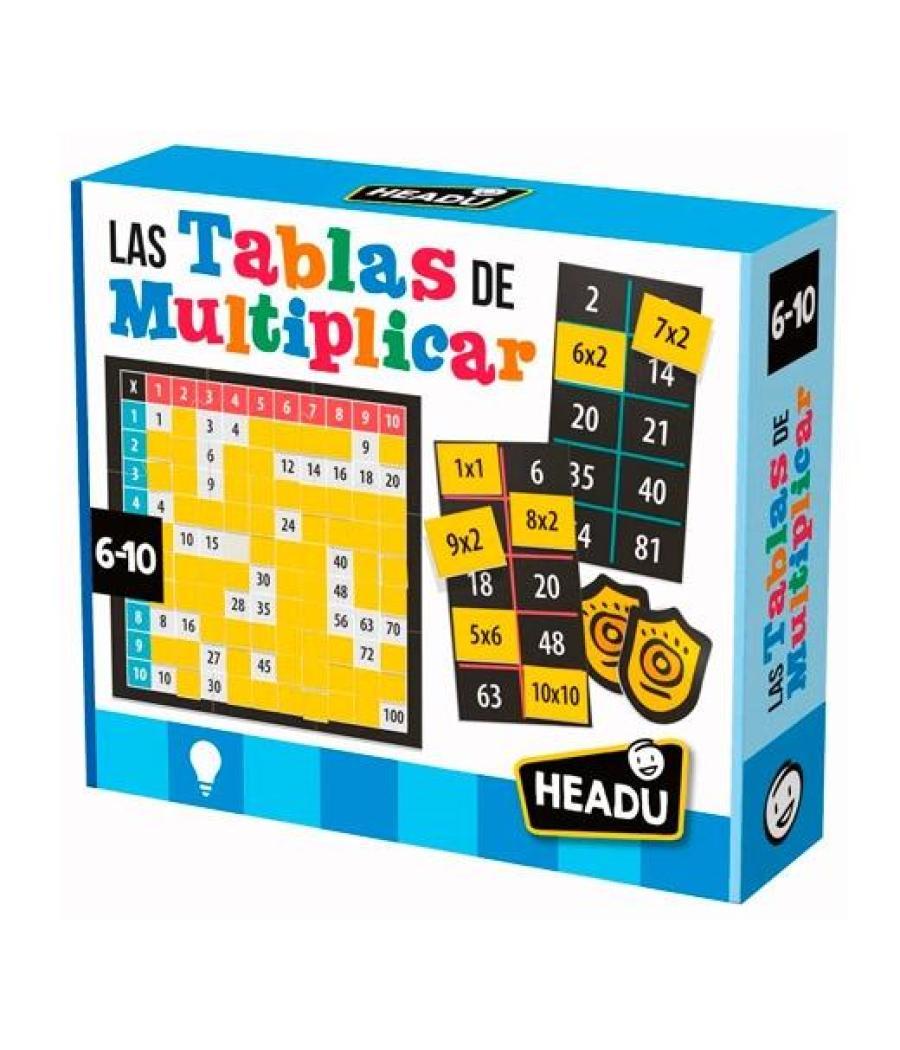 Headu juego educativo las tablas de multiplicar s.t.e.m 6-10 años