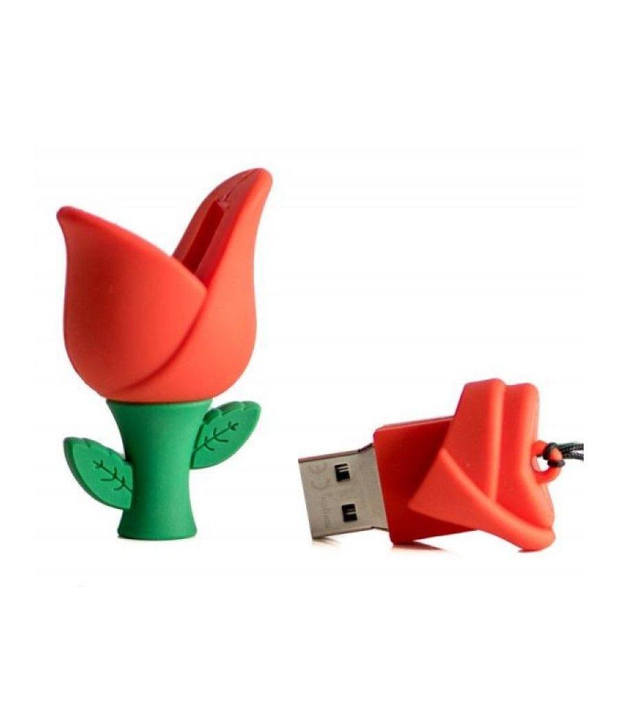 Pendrive 32GB Tech One Tech Rosa One Roja USB 2.0 - Imagen 2