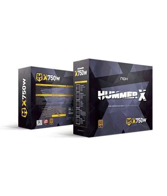 Fuente de alimentacion atx 750w nox hummer x750w