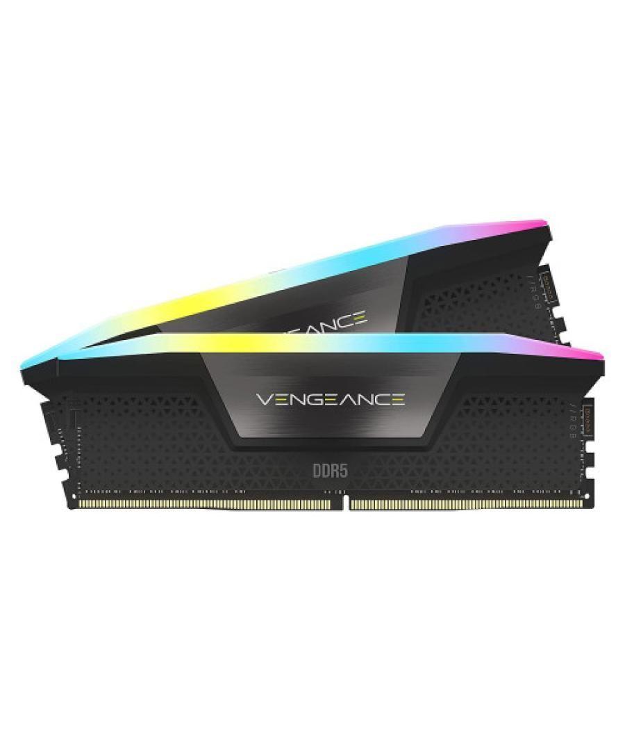 Memoria corsair ddr5 64gb 2x32gb pc5600 vengeance rgb cmh64gx5m2b5600c40