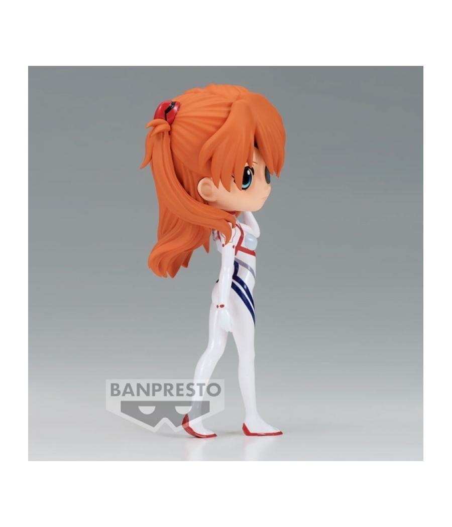 Figura banpresto q posket evangelion : 3.0+1.0 plugsuit style asuka shikinami langley ver.b 14cm