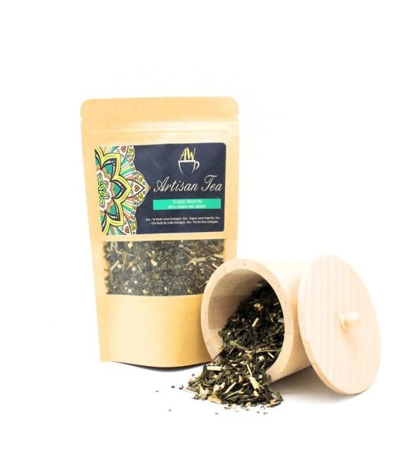 50g Eco Classic Green Tea with Lemon and Ginger