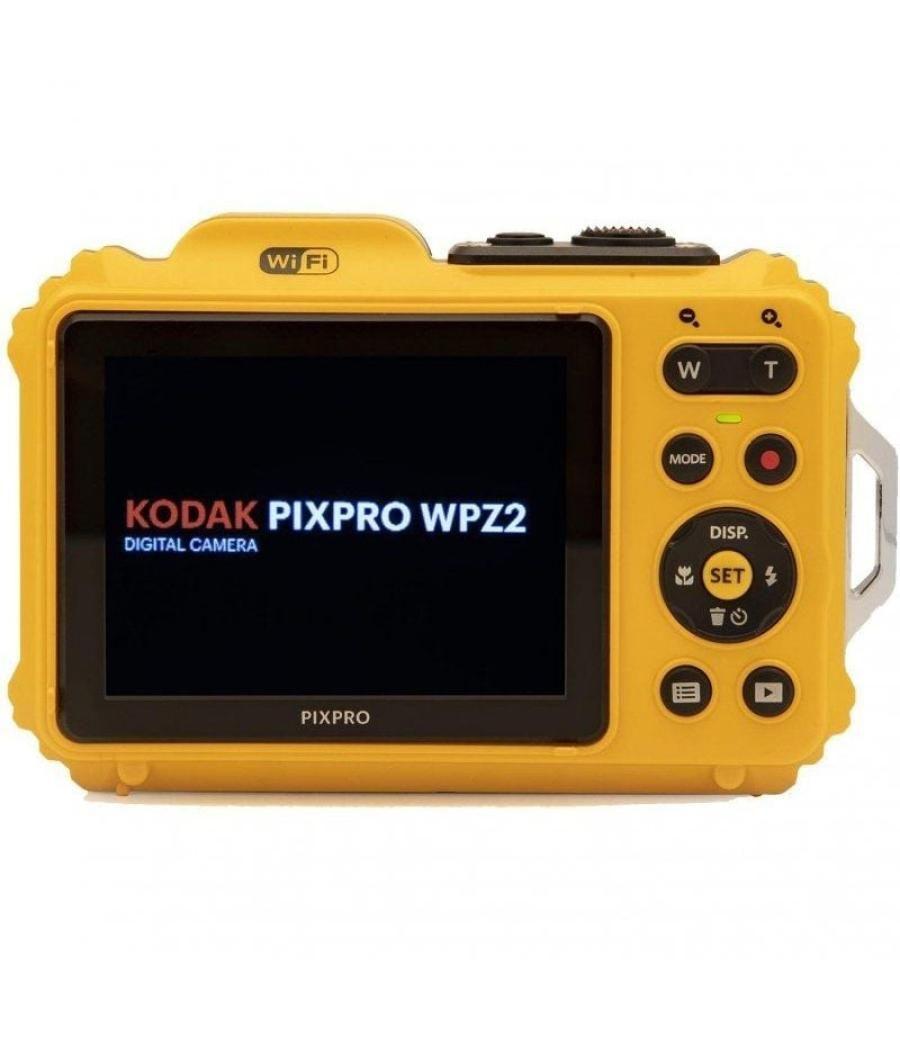 Cámara digital deportiva kodak pixpro wpz2/ 16mp/ zoom óptico 4x/ amarilla
