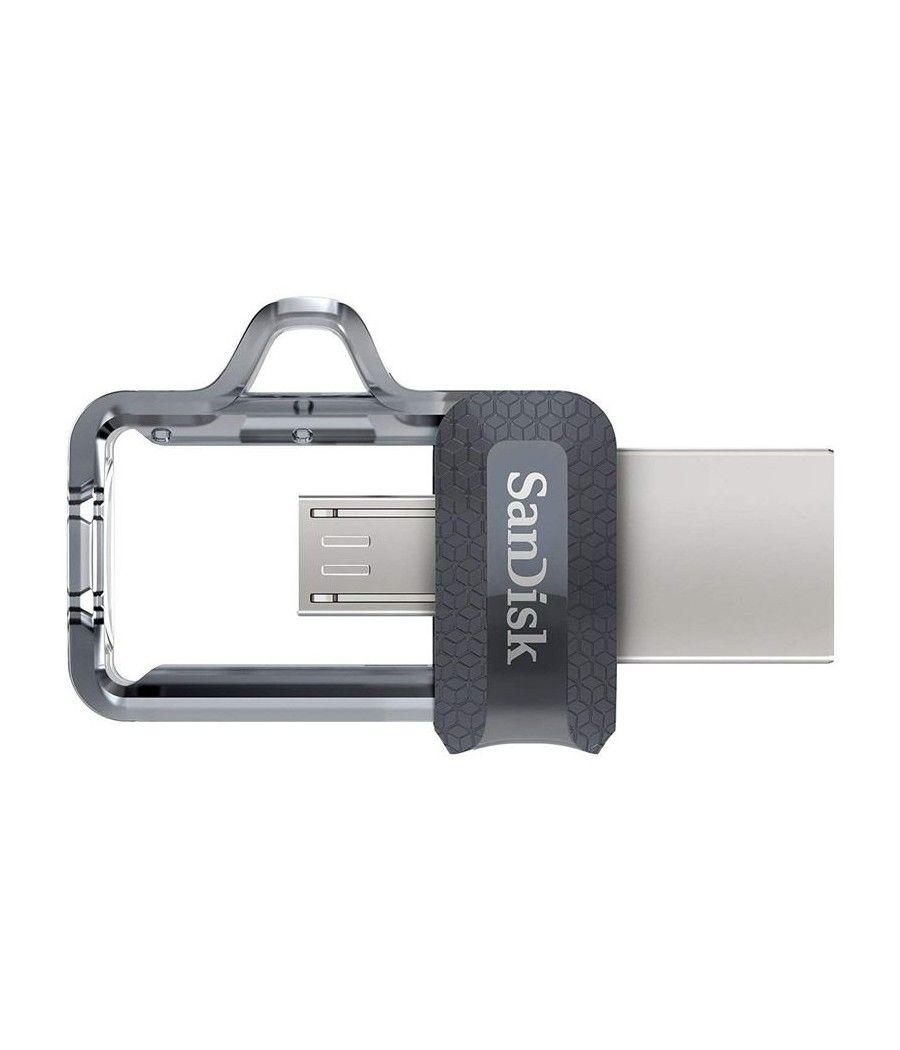 Pendrive 128GB SanDisk Dual m3.0 Ultra USB 3.0/ MicroUSB - Imagen 2