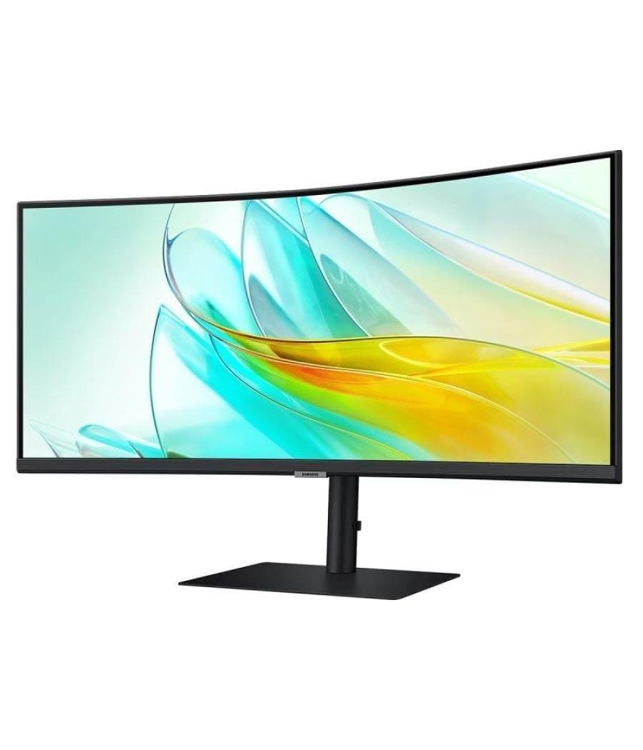 Monitor profesional ultraparonámico curvo samsung viewfinity s6 s34c652uau 34'/ uwqhd/ multimedia/ negro