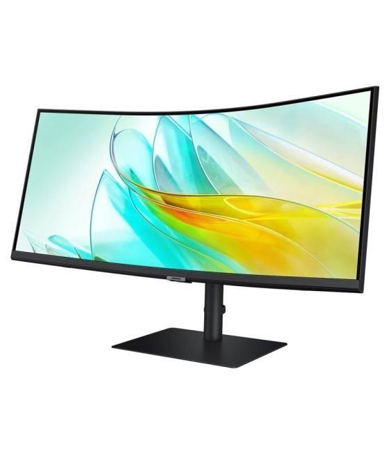 Monitor profesional ultraparonámico curvo samsung viewfinity s6 s34c652uau 34'/ uwqhd/ multimedia/ negro