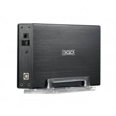Caja Externa para Disco Duro de 3.5' 3GO HDD35BKIS/ USB 2.0 - Imagen 1
