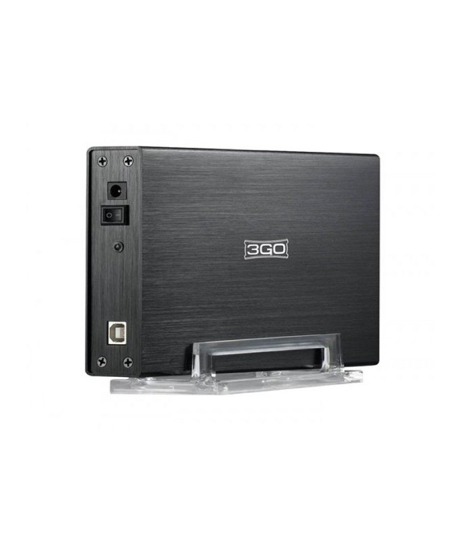 Caja Externa para Disco Duro de 3.5' 3GO HDD35BKIS/ USB 2.0 - Imagen 1