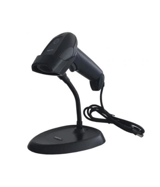 Scanner codigo de barras approx appls11as 1d usb disparo manual o automatico una laser visible indicador led y beeper con peana