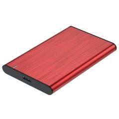Caja Externa para Disco Duro de 2.5' Aisens ASE-2525RED/ USB 3.1/ Sin tornillos - Imagen 1