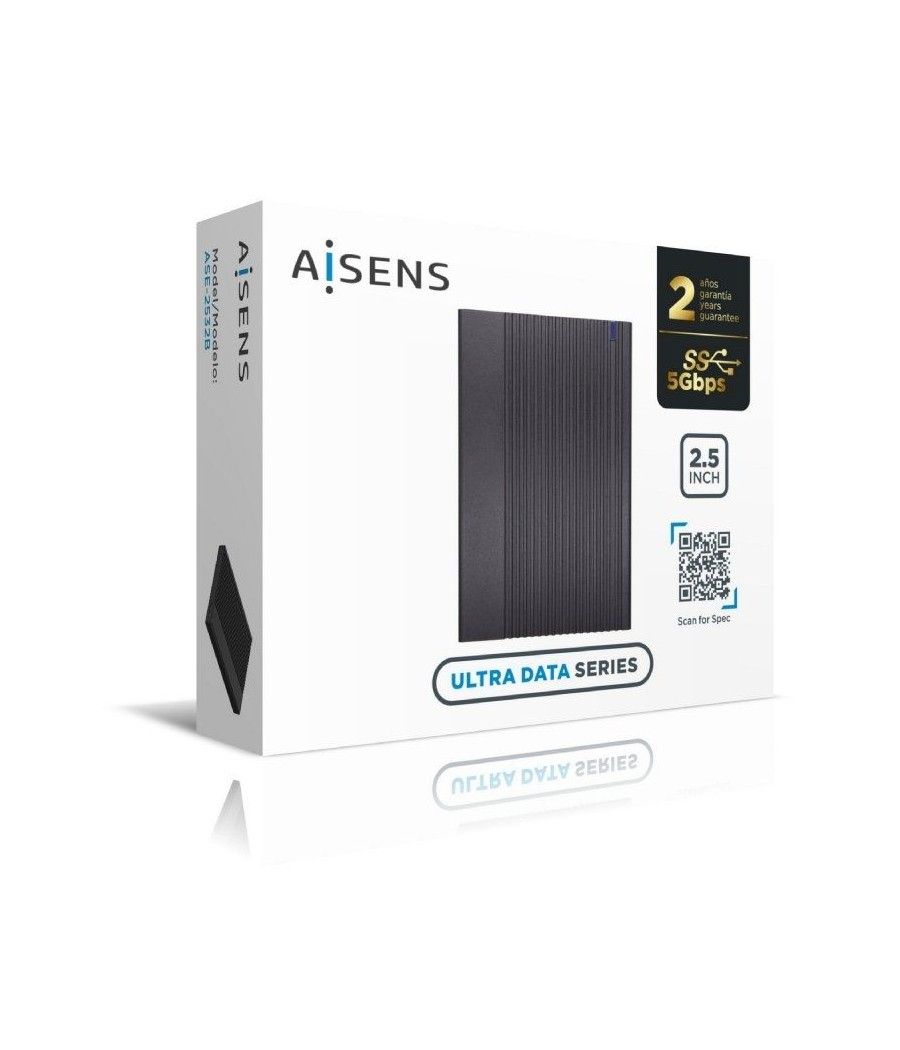 Caja Externa para Disco Duro de 2.5' Aisens ASE-2532B/ USB 3.1 Gen1 - Imagen 4